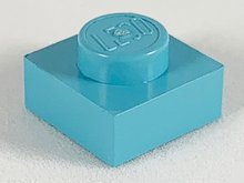 Plaatje in Gallery viewer laden, LEGO® los onderdeel Plaat Algemeen in kleur Maersk Blue 3024