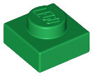 LEGO® los onderdeel Plaat Algemeen in kleur Groen 3024