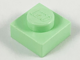 LEGO® los onderdeel Plaat Algemeen in kleur Licht Groen 3024