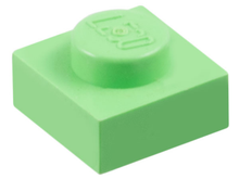Plaatje in Gallery viewer laden, LEGO® los onderdeel Plaat Algemeen Medium Groen 3024