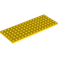 LEGO® los onderdeel Plaat Algemeen in kleur Geel 3027