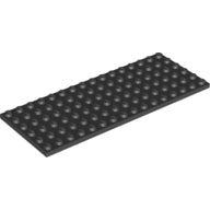 Plaatje in Gallery viewer laden, LEGO® los onderdeel Plaat Algemeen in kleur Zwart 3027