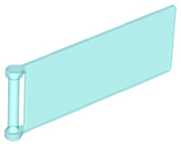 LEGO® los onderdeel Vlag Doorzichtig Lichtblauw 30292