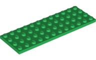 LEGO® los onderdeel Plaat Algemeen in kleur Groen 3029