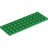LEGO® los onderdeel Plaat Algemeen in kleur Groen 3029