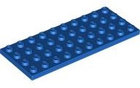 LEGO® los onderdeel Plaat Algemeen in kleur Blauw 3030