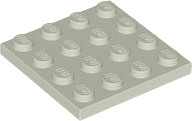 Plaatje in Gallery viewer laden, LEGO® los onderdeel Plaat Algemeen in kleur Lichtgrijs 3031