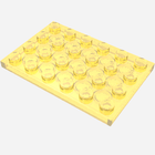LEGO® los onderdeel Plaat Algemeen Doorzichtig Geel 3032