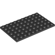 Plaatje in Gallery viewer laden, LEGO® los onderdeel Plaat Algemeen in kleur Zwart 3033