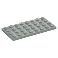 LEGO® los onderdeel Plaat Algemeen in kleur Lichtgrijs 3035