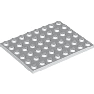 Plaatje in Gallery viewer laden, LEGO® los onderdeel Plaat Algemeen in kleur Wit 3036