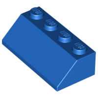Plaatje in Gallery viewer laden, LEGO® los onderdeel Dakpan Algemeen in kleur Blauw 3037