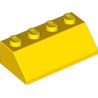 LEGO® los onderdeel Dakpan Algemeen in kleur Geel 3037