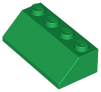 Plaatje in Gallery viewer laden, LEGO® los onderdeel Dakpan Algemeen in kleur Groen 3037