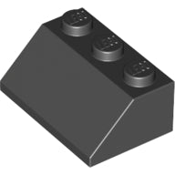Plaatje in Gallery viewer laden, LEGO® los onderdeel Dakpan Algemeen in kleur Zwart 3038
