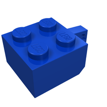 Plaatje in Gallery viewer laden, LEGO® los onderdeel Scharnier in kleur Zwart 30389