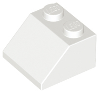 Plaatje in Gallery viewer laden, LEGO® los onderdeel Dakpan Algemeen in kleur Wit 3039