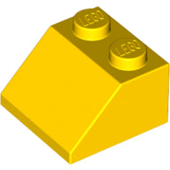 Plaatje in Gallery viewer laden, LEGO® los onderdeel Dakpan Algemeen in kleur Geel 3039