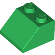 LEGO® los onderdeel Dakpan Algemeen in kleur Groen 3039