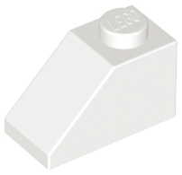 Plaatje in Gallery viewer laden, LEGO® los onderdeel Dakpan Algemeen in kleur Wit 3040