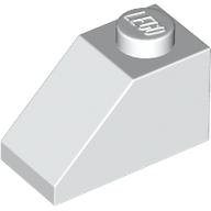 LEGO® los onderdeel Dakpan Algemeen in kleur Wit 3040