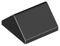 LEGO® los onderdeel Dakpan Algemeen in kleur Zwart 3043