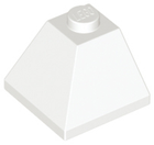 LEGO® los onderdeel Dakpan Algemeen in kleur Wit 3045