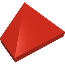 Plaatje in Gallery viewer laden, LEGO® los onderdeel Dakpan Algemeen in kleur Rood 3048a