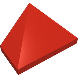 LEGO® los onderdeel Dakpan Algemeen in kleur Rood 3048a