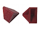 LEGO® los onderdeel Dakpan Algemeen Donkerrood 3049b