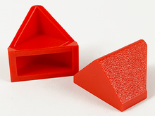 Plaatje in Gallery viewer laden, LEGO® los onderdeel Dakpan Algemeen in kleur Rood 3049b
