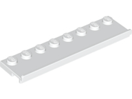 LEGO® los onderdeel Plaat Aangepast in kleur Wit 30586