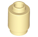 LEGO® los onderdeel Steen Rond in kleur Geelbruin 3062