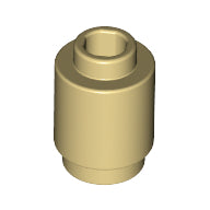 Plaatje in Gallery viewer laden, LEGO® los onderdeel Steen Rond in kleur Geelbruin 3062