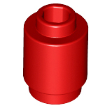 LEGO® los onderdeel Steen Rond in kleur Rood 3062