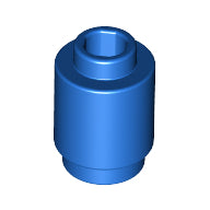Plaatje in Gallery viewer laden, LEGO® los onderdeel Steen Rond in kleur Blauw 3062