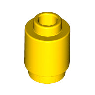 LEGO® los onderdeel Steen Rond in kleur Geel 3062