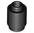 LEGO® los onderdeel Steen Rond in kleur Zwart 3062