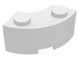 LEGO® los onderdeel Steen Rond in kleur Wit 3063