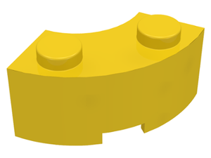 LEGO® los onderdeel Steen Rond in kleur Geel 3063