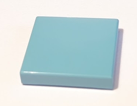 LEGO® los onderdeel Tegel Algemeen in kleur Maersk Blue 3068