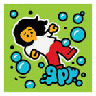 LEGO® los onderdeel Tegel met Motief Limoen 3068bpb1560