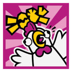 LEGO® los onderdeel Tegel met Motief Magenta 3068bpb1570