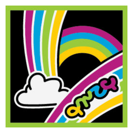 LEGO® los onderdeel Tegel met Motief Limoen 3068bpb1590