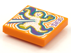 LEGO® los onderdeel Tegel met Motief Oranje 3068bpb1633