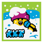 LEGO® los onderdeel Tegel met Motief Limoen 3068pb1537