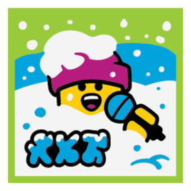 LEGO® los onderdeel Tegel met Motief Limoen 3068pb1537