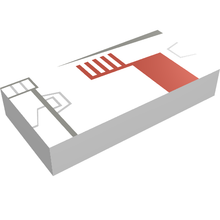 Plaatje in Gallery viewer laden, LEGO® los onderdeel Tegel met Motief in kleur Wit 3069ps4