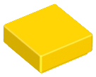 Plaatje in Gallery viewer laden, LEGO® los onderdeel Tegel Algemeen in kleur Geel 3070