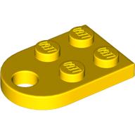 LEGO® los onderdeel Plaat Aangepast in kleur Geel 3176
